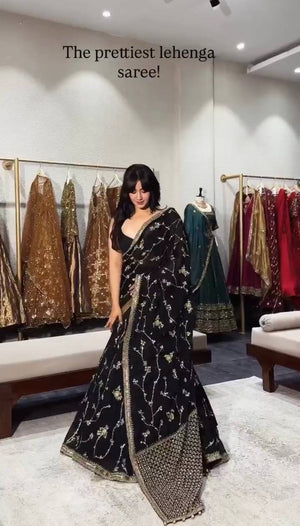 Wedding Wear Lehenga Saree