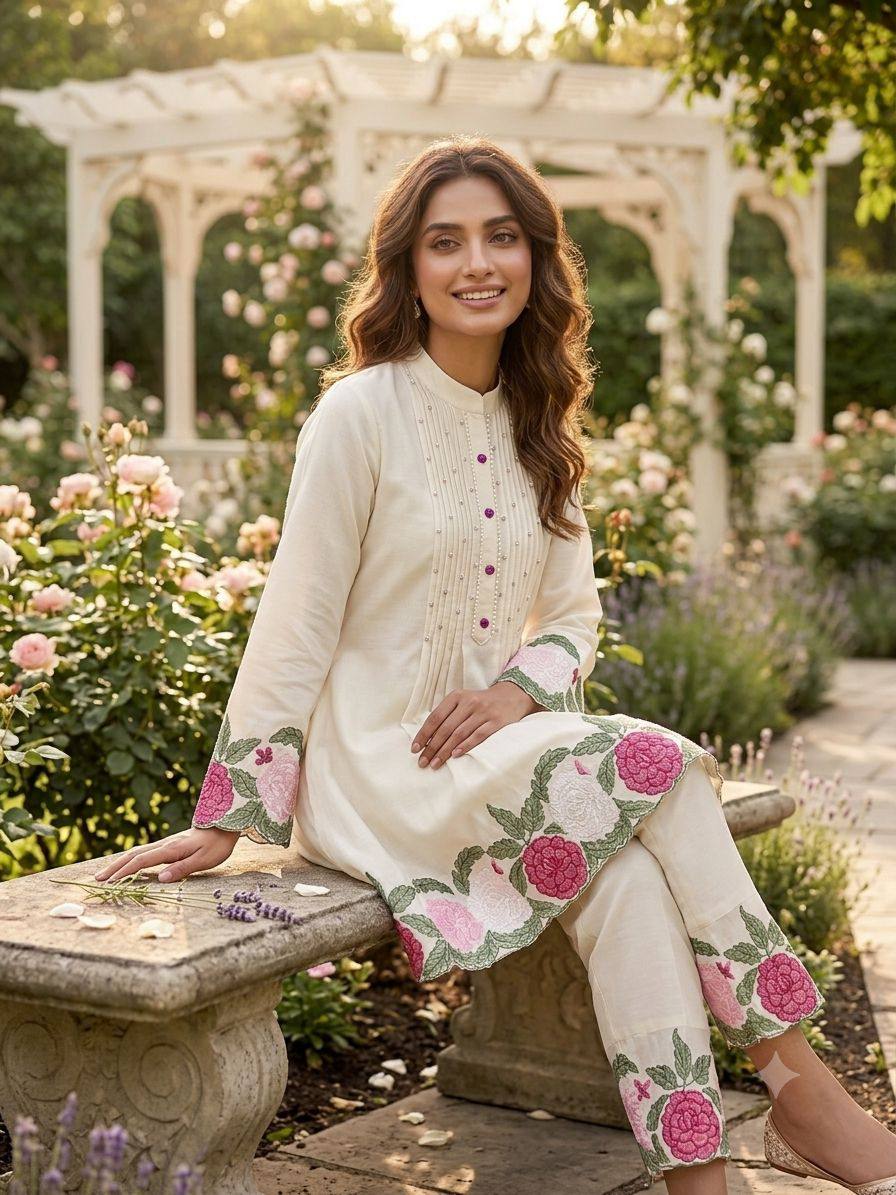 Designer Embroidered Co-Ord Set