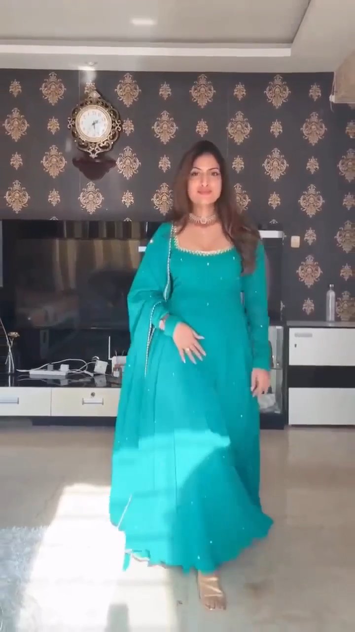 Zarmina Elegant Mirror Anarkali Suit