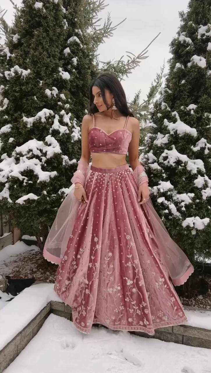 Aranya Signature Sparkle Sequined Lehenga Set
