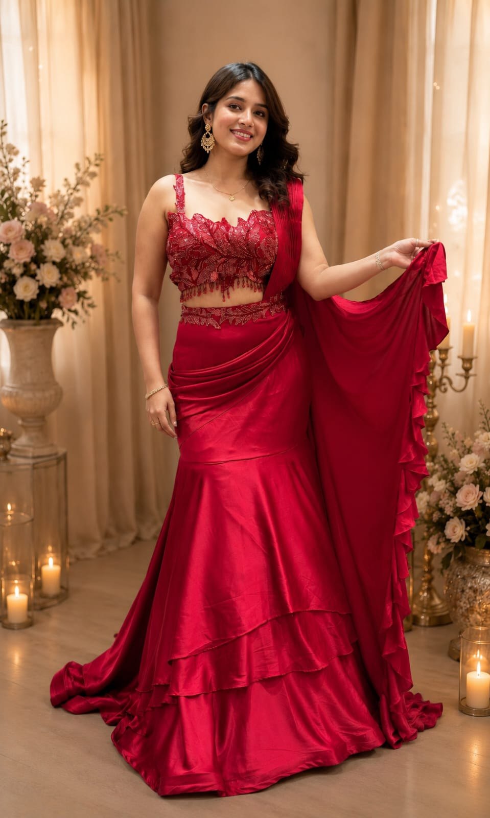 Mastaani Grace Drape Saree Lehenga