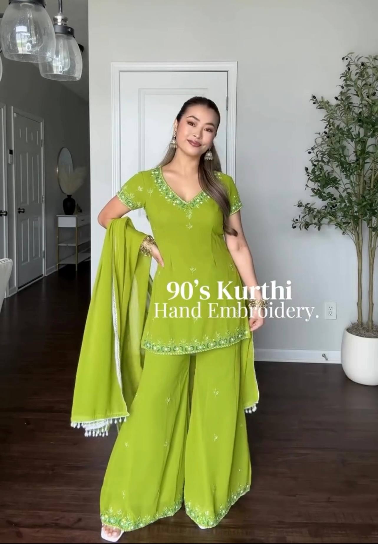 Gulnaar Heritage Kurti Set